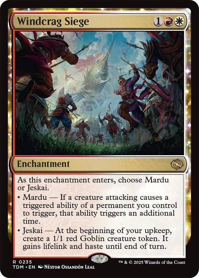 Windcrag Siege (235) (Tarkir: Dragonstorm) (TDM)