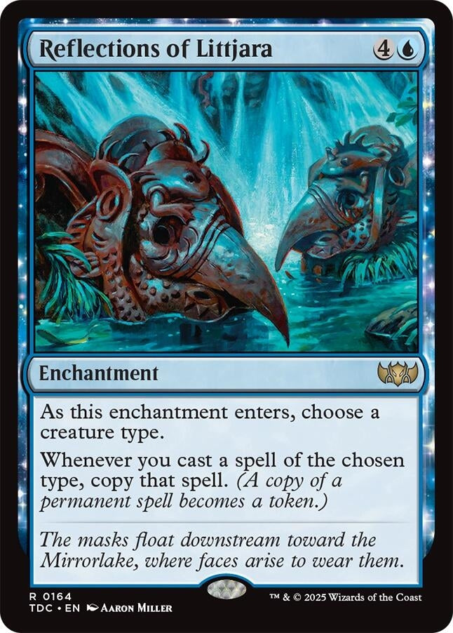 Reflections of Littjara (164) (Commander: Tarkir: Dragonstorm)