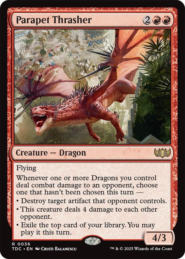 Parapet Thrasher (36) (Commander: Tarkir: Dragonstorm)