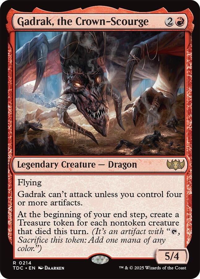 Gadrak, the Crown-Scourge (214) (Commander: Tarkir: Dragonstorm)
