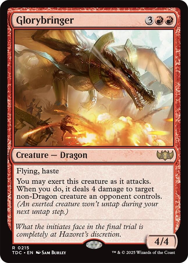 Glorybringer (215) (Commander: Tarkir: Dragonstorm)