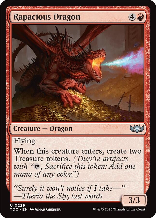 Rapacious Dragon (229) (Commander: Tarkir: Dragonstorm)