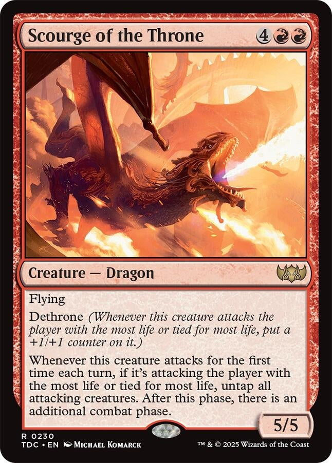 Scourge of the Throne (230) (Commander: Tarkir: Dragonstorm)