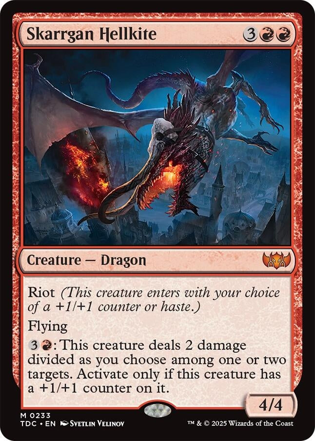Skarrgan Hellkite (233) (Commander: Tarkir: Dragonstorm)