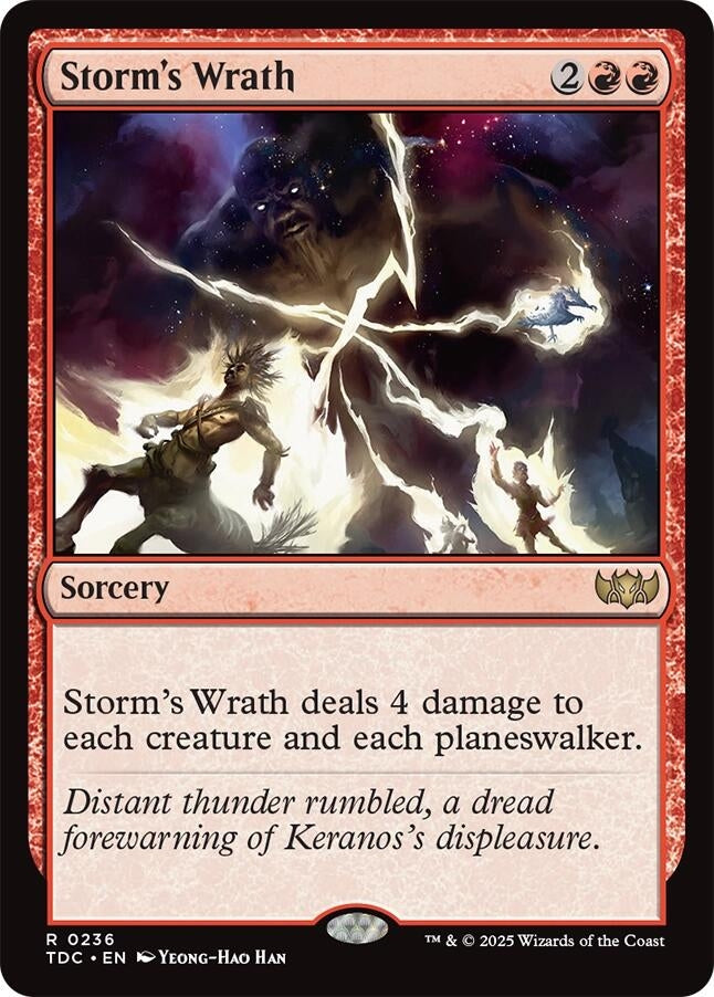 Storm's Wrath (236) (Commander: Tarkir: Dragonstorm)
