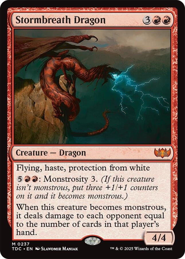 Stormbreath Dragon (237) (Commander: Tarkir: Dragonstorm)