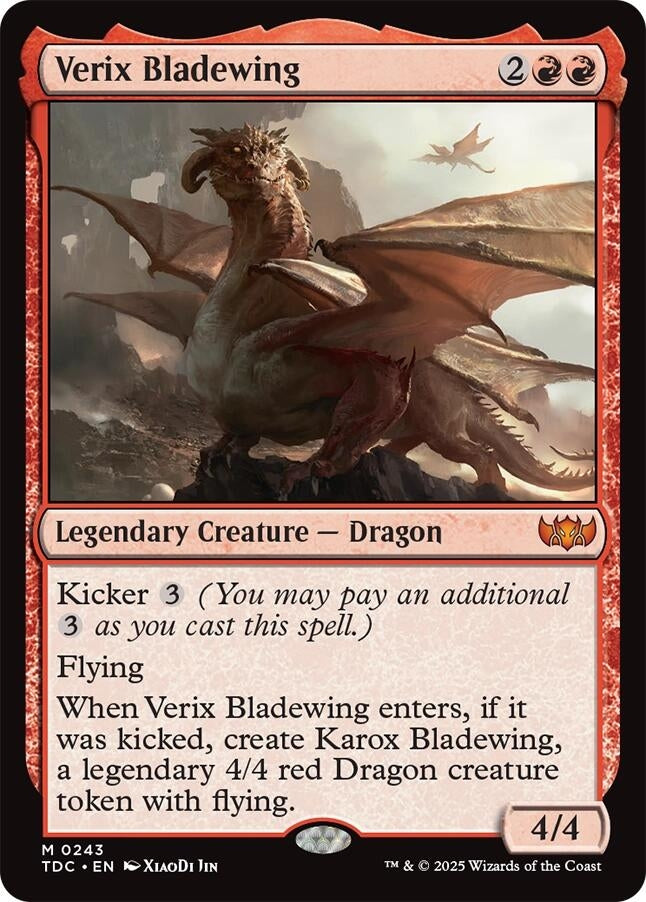 Verix Bladewing (243) (Commander: Tarkir: Dragonstorm)