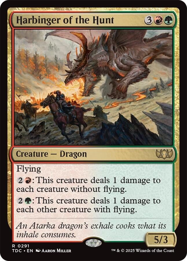 Harbinger of the Hunt (291) (Commander: Tarkir: Dragonstorm)