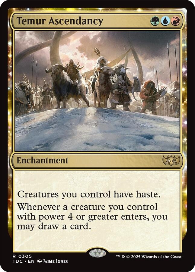 Temur Ascendancy (305) (Commander: Tarkir: Dragonstorm)