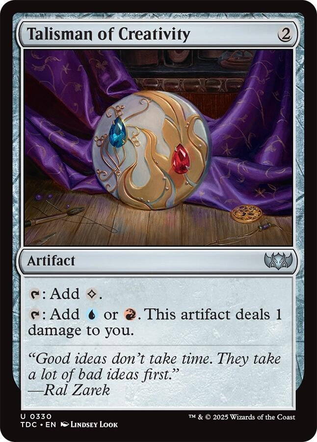 Talisman of Creativity (330) (Commander: Tarkir: Dragonstorm)
