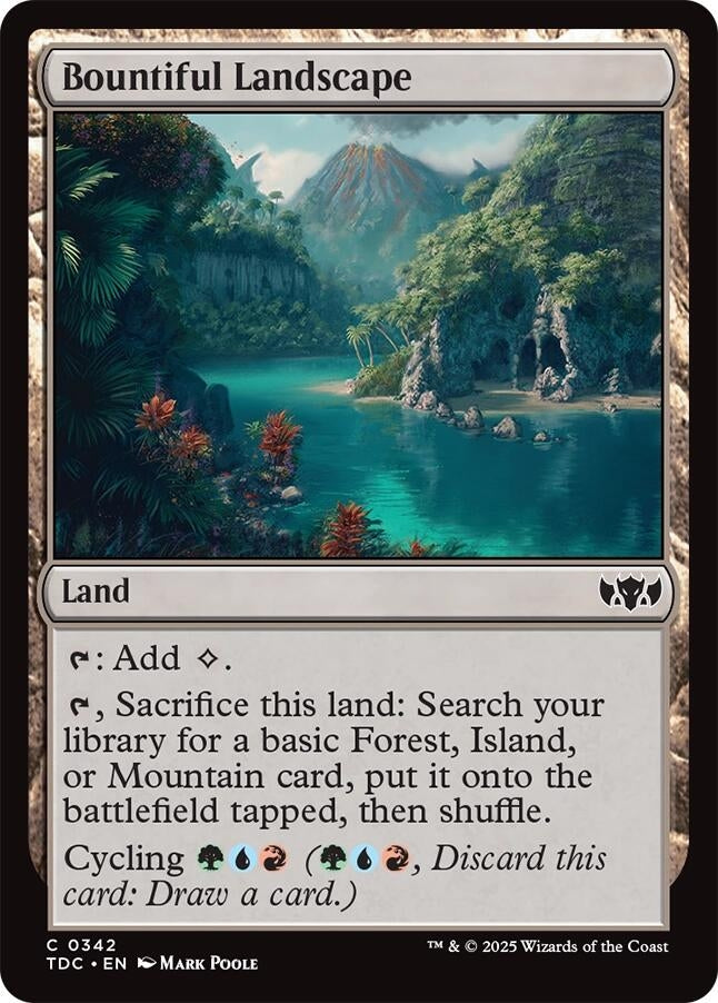 Bountiful Landscape (342) (Commander: Tarkir: Dragonstorm)