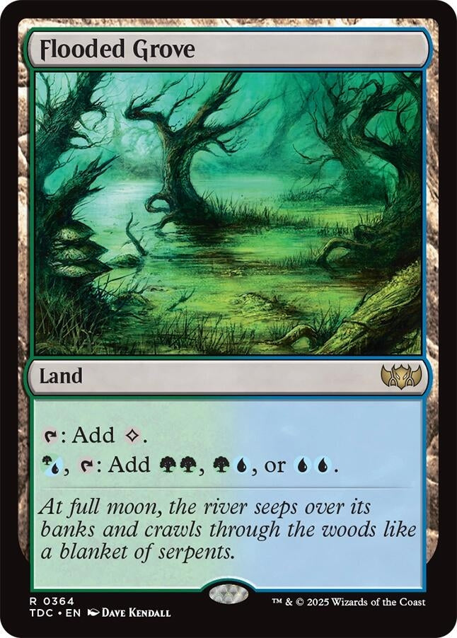 Flooded Grove (364) (Commander: Tarkir: Dragonstorm)
