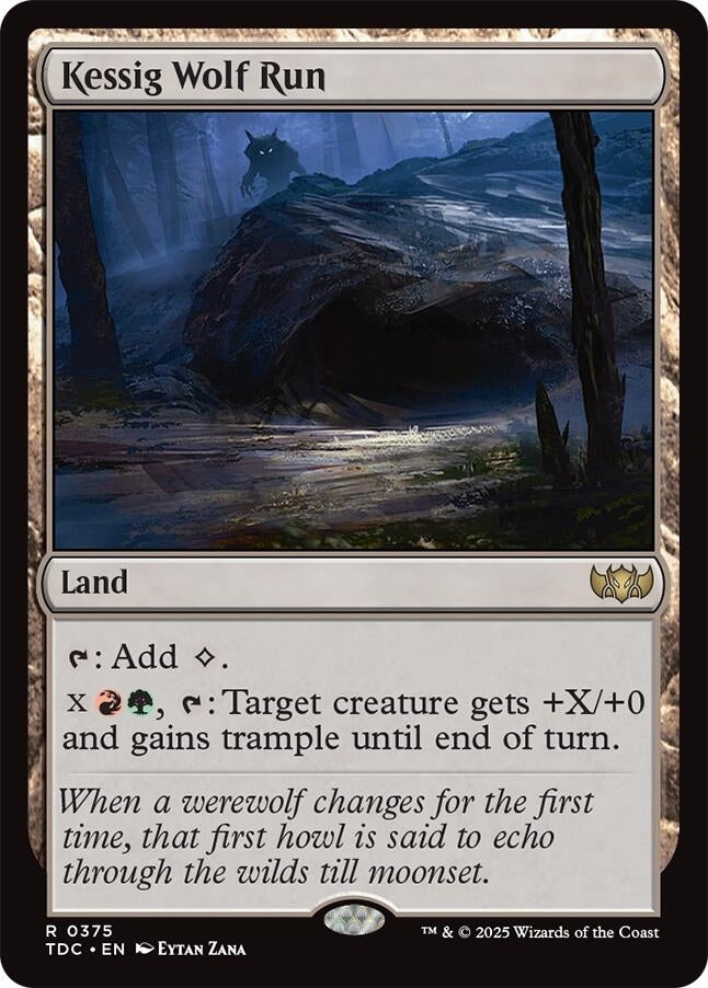Kessig Wolf Run (375) (Commander: Tarkir: Dragonstorm)