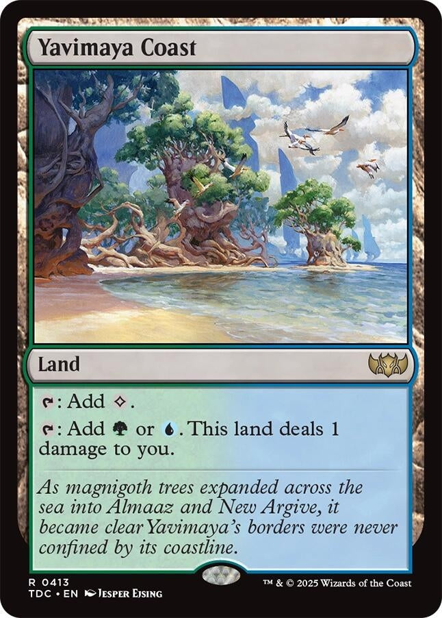 Yavimaya Coast (413) (Commander: Tarkir: Dragonstorm)
