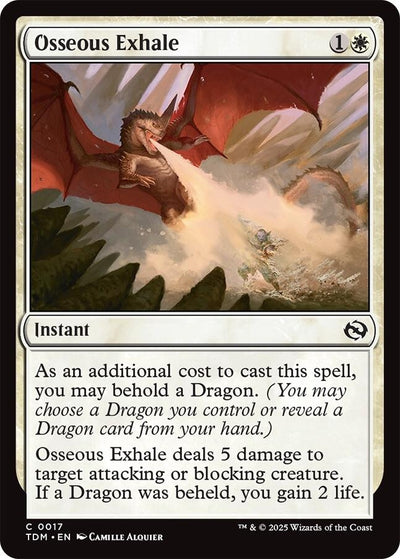 Osseous Exhale (17) (Tarkir: Dragonstorm) (TDM)