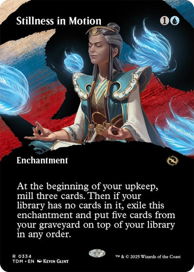 Stillness in Motion (Borderless) (334) (Tarkir: Dragonstorm) (TDM)