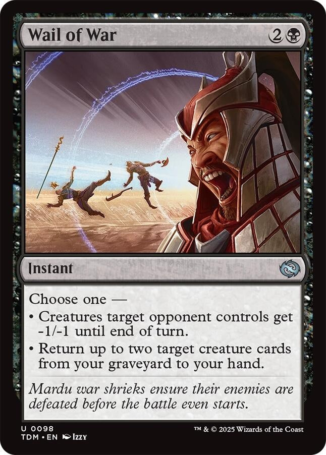 Wail of War (98) (Tarkir: Dragonstorm) (TDM)