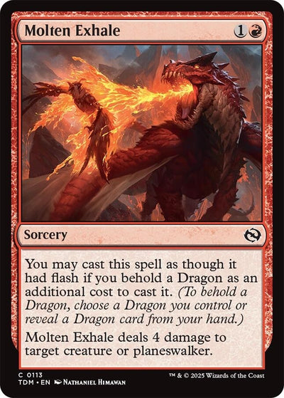Molten Exhale (113) (Tarkir: Dragonstorm) (TDM)
