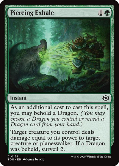 Piercing Exhale (151) (Tarkir: Dragonstorm) (TDM)