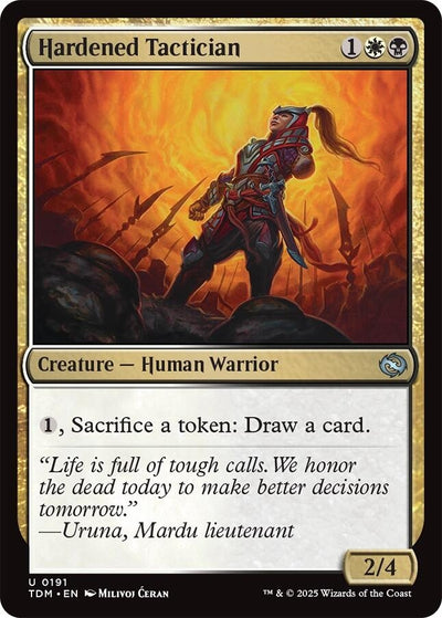 Hardened Tactician (191) (Tarkir: Dragonstorm) (TDM)