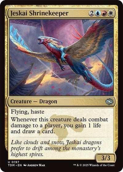 Jeskai Shrinekeeper (197) (Tarkir: Dragonstorm) (TDM)