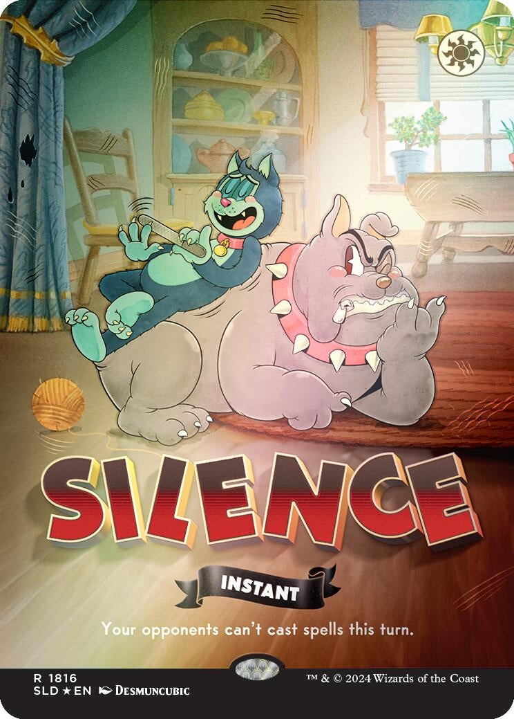 Silence (1816) (Rainbow Foil) (1816) (Secret Lair Drop Series)