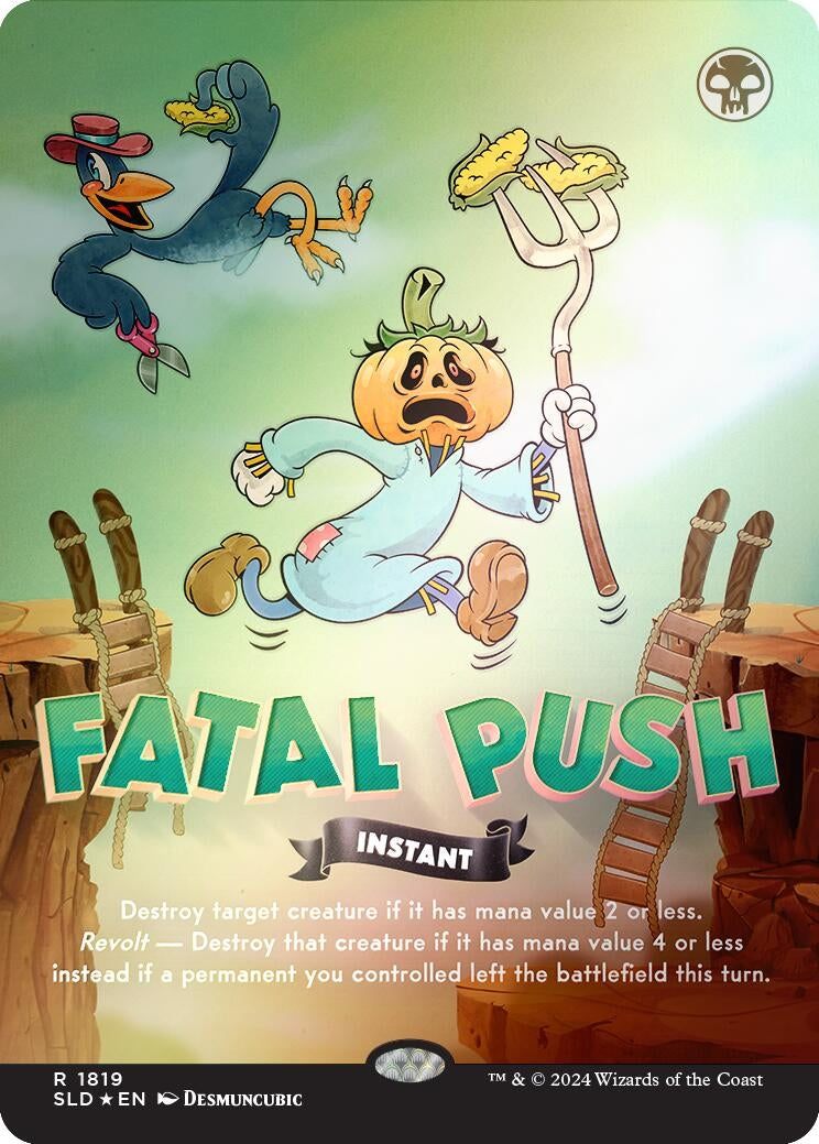 Fatal Push (1819) (Rainbow Foil) (1819) (Secret Lair Drop Series)