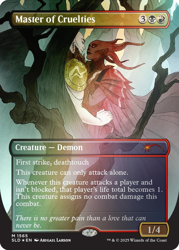 Master of Cruelties (Rainbow Foil) (1565) (Secret Lair Drop Series)