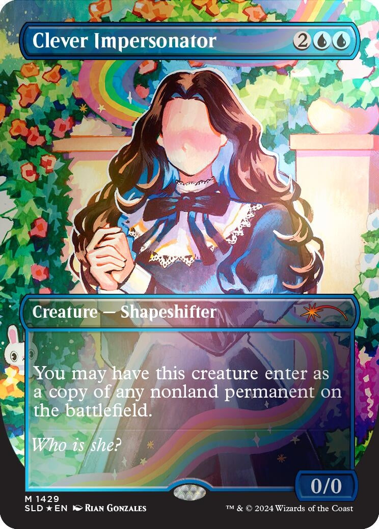 Clever Impersonator (Rainbow Foil) (1429) (Secret Lair Drop Series)