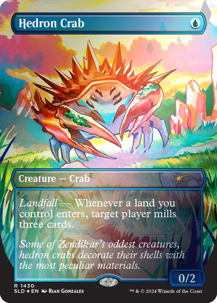 Hedron Crab (Rainbow Foil) (1430) (Secret Lair Drop Series)