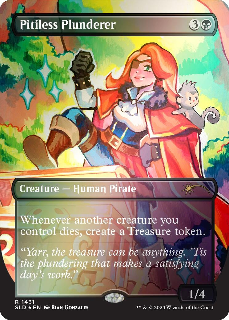 Pitiless Plunderer (Rainbow Foil) (1431) (Secret Lair Drop Series)