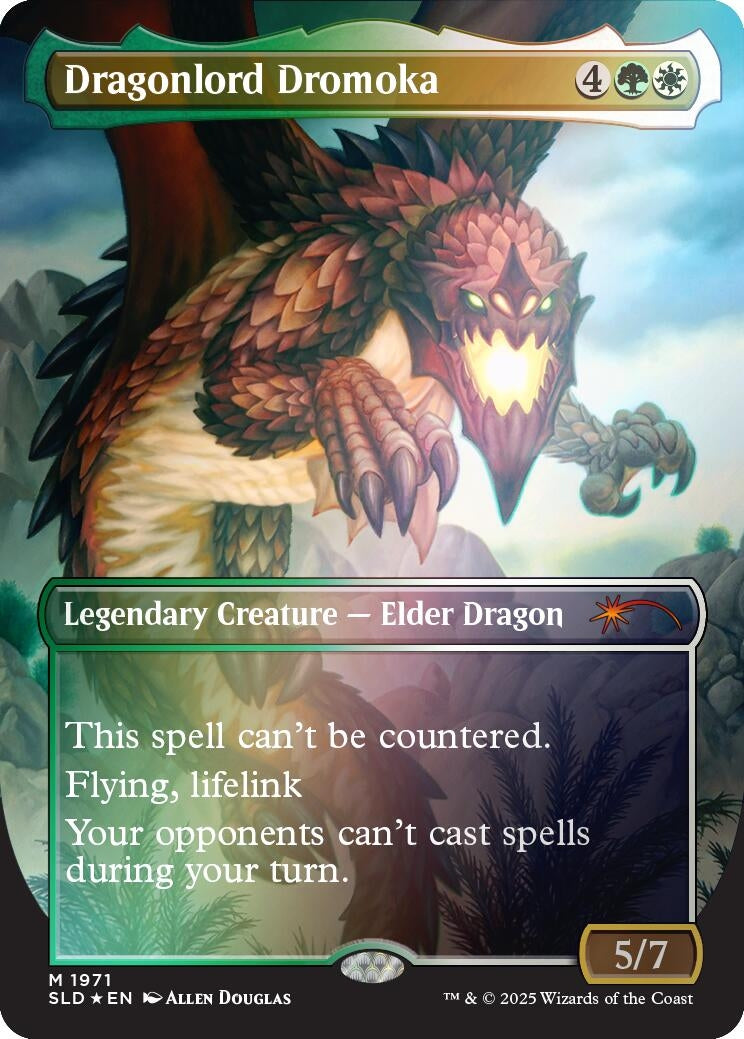 Dragonlord Dromoka (Rainbow Foil) (1971) (Secret Lair Drop Series)