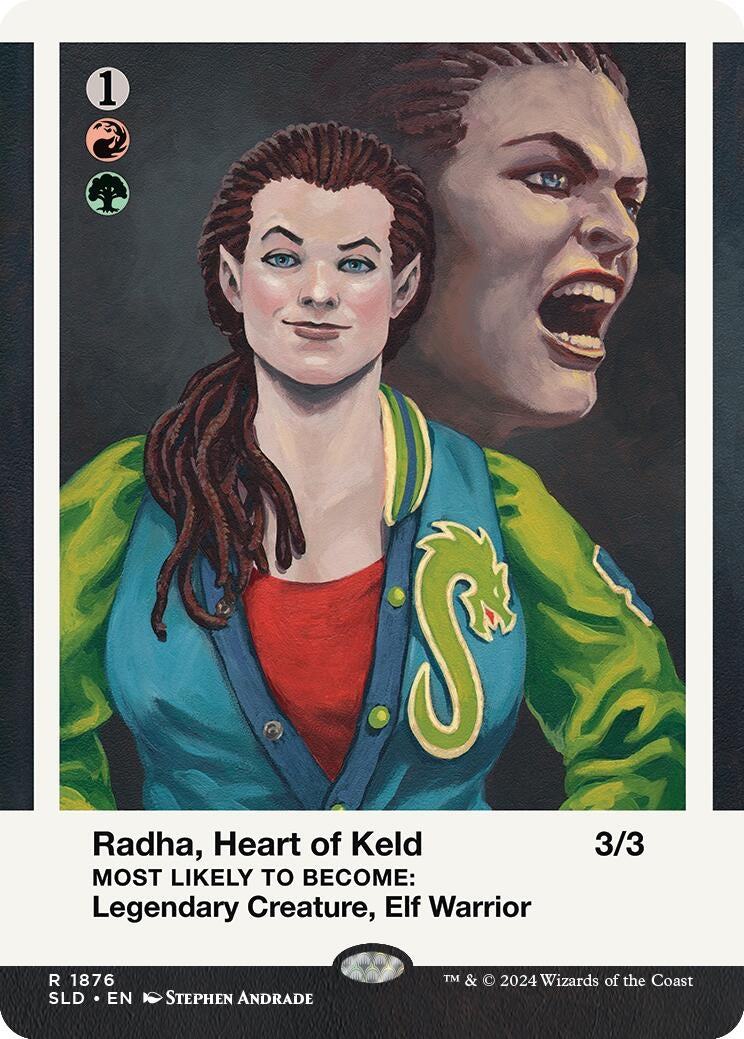 Radha, Heart of Keld (1876) (Secret Lair Drop Series)
