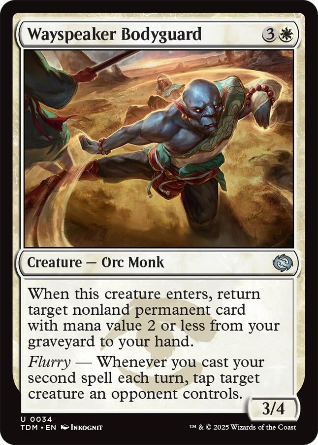 Wayspeaker Bodyguard (34) (Tarkir: Dragonstorm) (TDM)