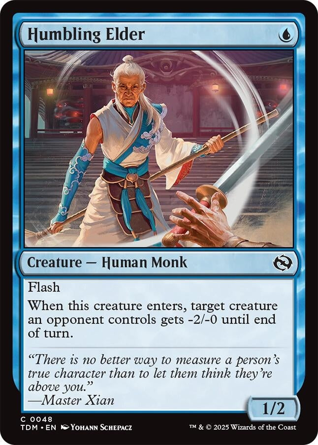 Humbling Elder (48) (Tarkir: Dragonstorm) (TDM)