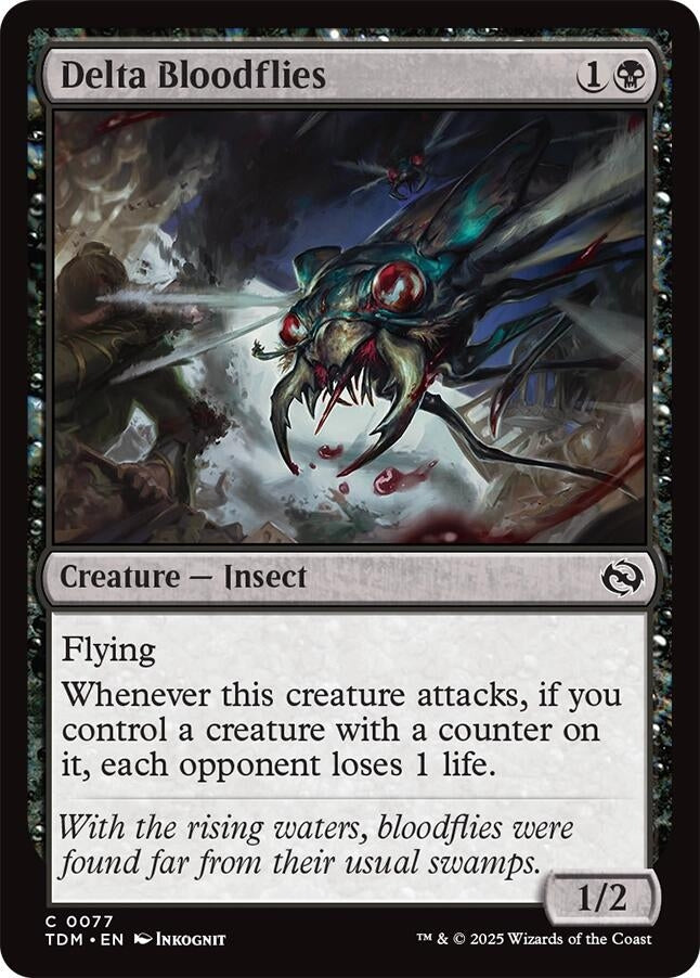 Delta Bloodflies (77) (Tarkir: Dragonstorm) (TDM)