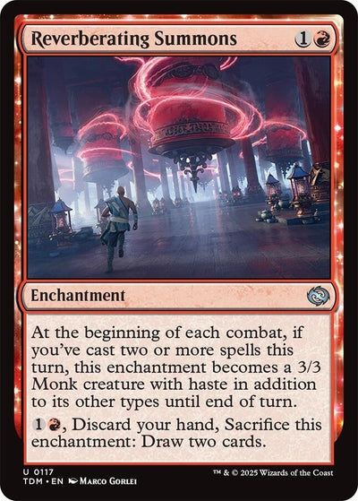 Reverberating Summons (117) (Tarkir: Dragonstorm) (TDM)