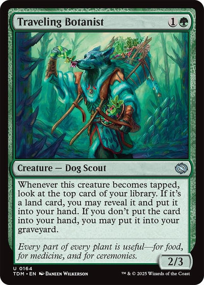 Traveling Botanist (164) (Tarkir: Dragonstorm) (TDM)