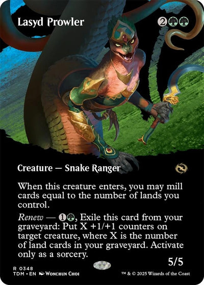 Lasyd Prowler (Borderless) (348) (Tarkir: Dragonstorm) (TDM)