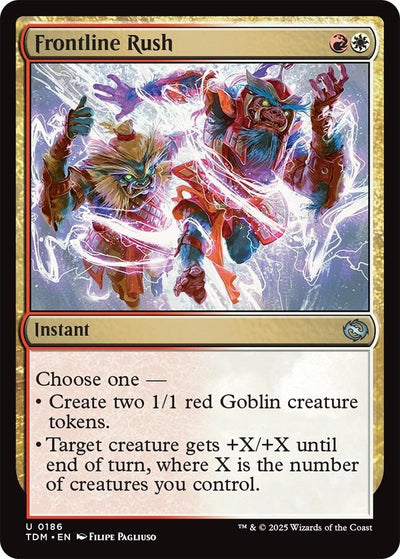 Frontline Rush (186) (Tarkir: Dragonstorm) (TDM)