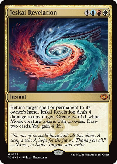 Jeskai Revelation (196) (Tarkir: Dragonstorm) (TDM)