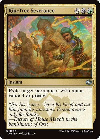 Kin-Tree Severance (200) (Tarkir: Dragonstorm) (TDM)