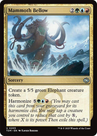 Mammoth Bellow (205) (Tarkir: Dragonstorm) (TDM)
