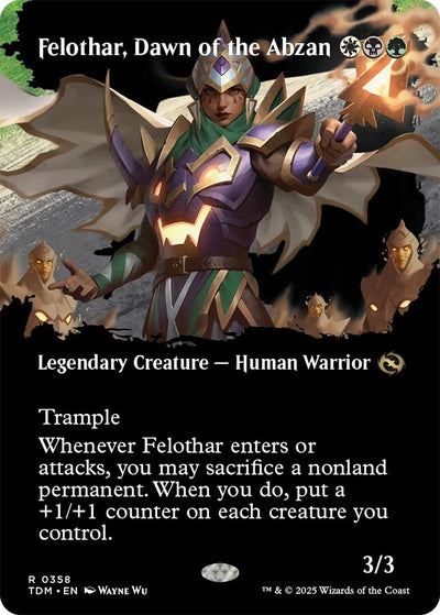 Felothar, Dawn of the Abzan (Borderless) (358) (Tarkir: Dragonstorm) (TDM)