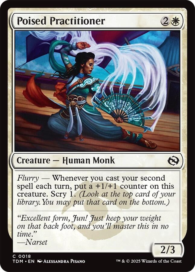 Poised Practitioner (18) (Tarkir: Dragonstorm) (TDM)