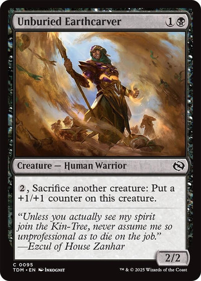 Unburied Earthcarver (95) (Tarkir: Dragonstorm) (TDM)