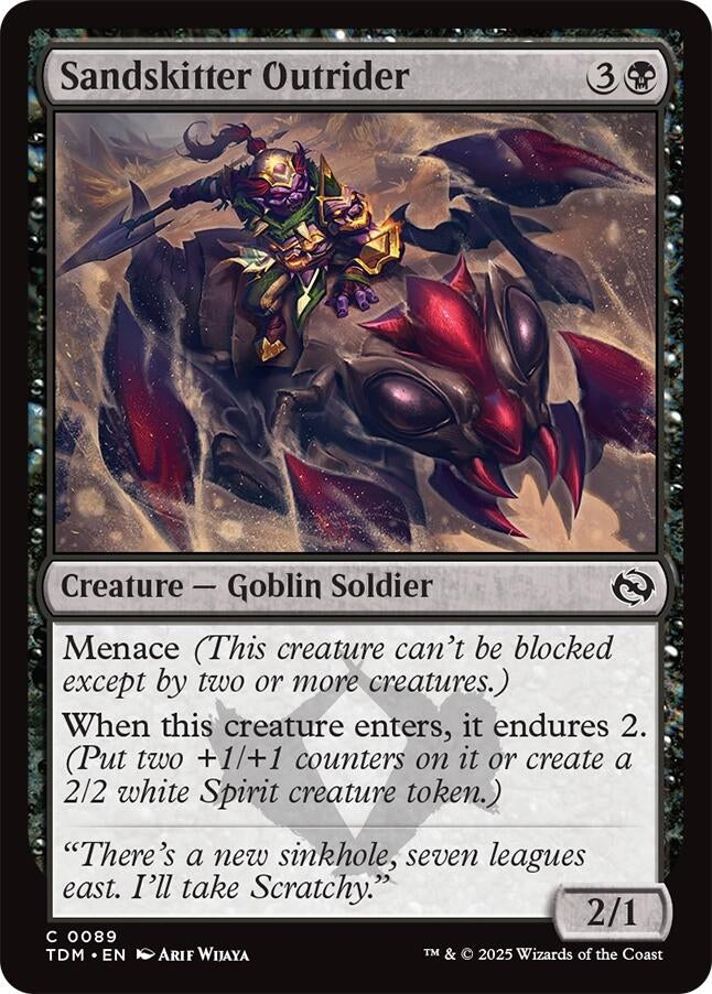 Sandskitter Outrider (89) (Tarkir: Dragonstorm) (TDM)