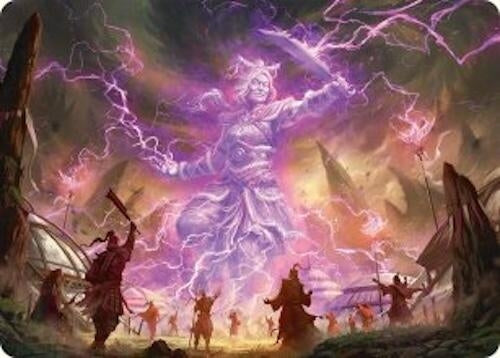 Smile at Death Art Card (4/54) (4) (Art Series: Tarkir: Dragonstorm)