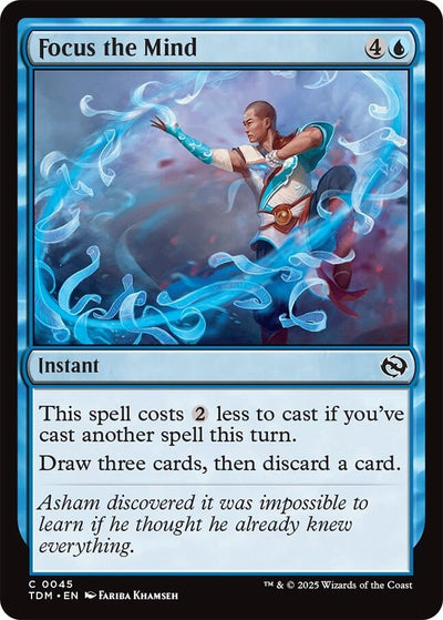 Focus the Mind (45) (Tarkir: Dragonstorm) (TDM)