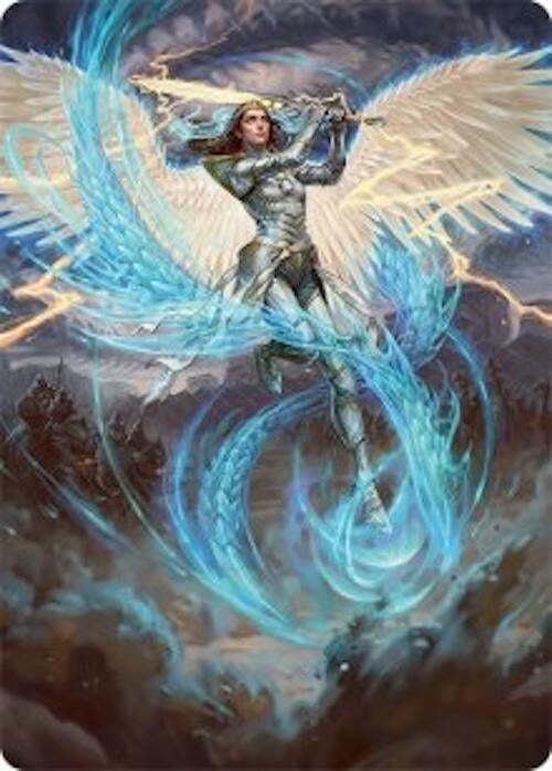 Elspeth, Storm Slayer Art Card (49/54) (49) (Art Series: Tarkir: Dragonstorm)